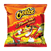 Cheetos Cheese Flavored Snacks Crunchy Flamin' Hot 1 Oz Bag Full-Size Picture